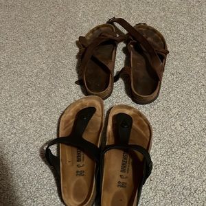 Two pairs of Birkenstocks wonderful condition